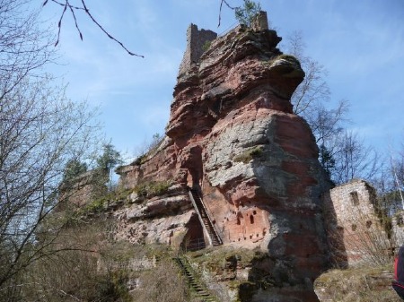 Ruine Lützelhardt / Nordvogesen