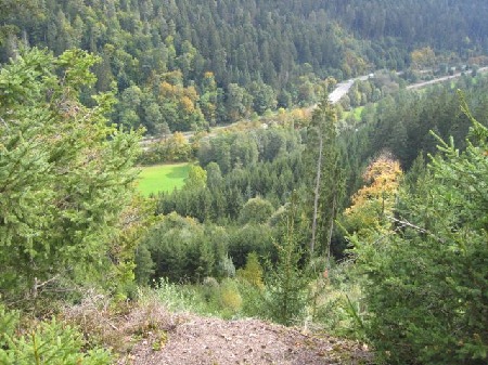 Der Hohe Fels überm Nagoldtal