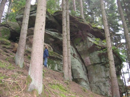 Der Franzosenfels bei Bad Teinach-Zavelstein - Schmieh