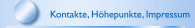 Kontakte, Höhepunkte, Impressum